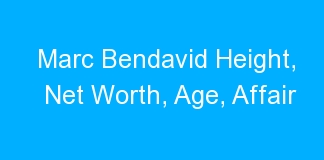 Marc Bendavid Height, Net Worth, Age, Affair