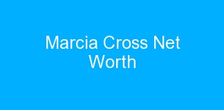 Marcia Cross Net Worth