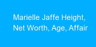 Marielle Jaffe Height, Net Worth, Age, Affair