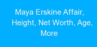 Maya Erskine Affair, Height, Net Worth, Age, More