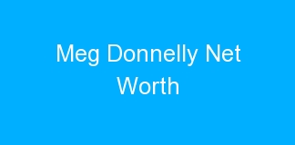 Meg Donnelly Net Worth