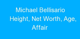 Michael Bellisario Height, Net Worth, Age, Affair