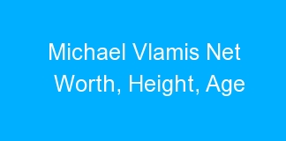 Michael Vlamis Net Worth, Height, Age