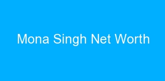 Mona Singh Net Worth