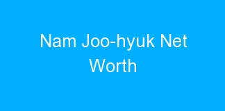 Nam Joo-hyuk Net Worth