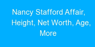Nancy Stafford Affair, Height, Net Worth, Age, More