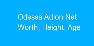 Odessa Adlon Net Worth, Height, Age
