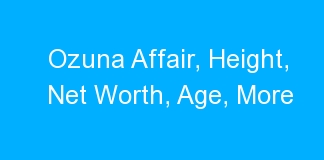 Ozuna Affair, Height, Net Worth, Age, More