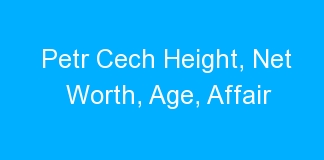 Petr Cech Height, Net Worth, Age, Affair