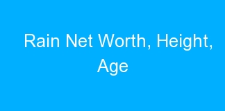 Rain Net Worth, Height, Age