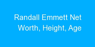Randall Emmett Net Worth, Height, Age