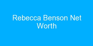 Rebecca Benson Net Worth