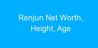 Renjun Net Worth, Height, Age