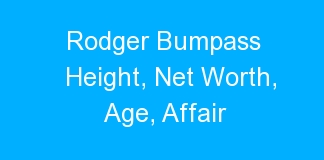 Rodger Bumpass Height, Net Worth, Age, Affair