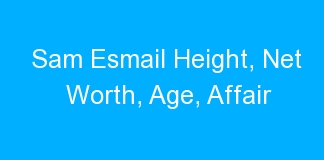 Sam Esmail Height, Net Worth, Age, Affair