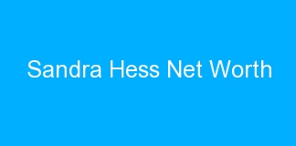 Sandra Hess Net Worth