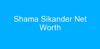 Shama Sikander Net Worth