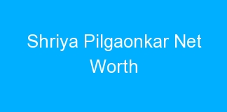 Shriya Pilgaonkar Net Worth