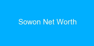 Sowon Net Worth