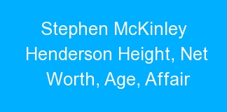 Stephen McKinley Henderson Height, Net Worth, Age, Affair