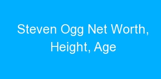 Steven Ogg Net Worth, Height, Age