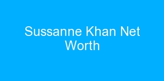 Sussanne Khan Net Worth