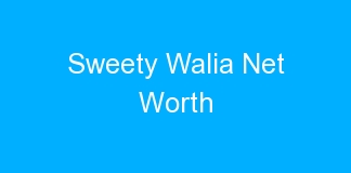 Sweety Walia Net Worth