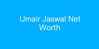 Umair Jaswal Net Worth