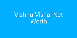 Vishnu Vishal Net Worth