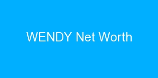 WENDY Net Worth