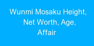 Wunmi Mosaku Height, Net Worth, Age, Affair