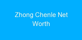 Zhong Chenle Net Worth