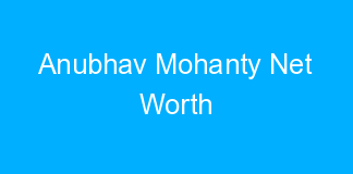 Anubhav Mohanty Net Worth