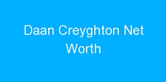 Daan Creyghton Net Worth
