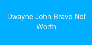Dwayne John Bravo Net Worth