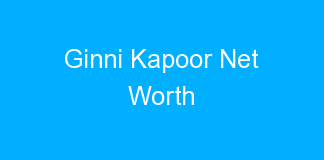 Ginni Kapoor Net Worth