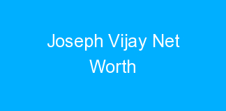 Joseph Vijay Net Worth