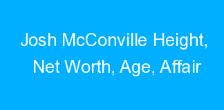 Josh McConville Height, Net Worth, Age, Affair