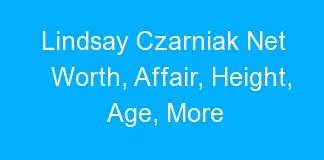 Lindsay Czarniak Net Worth, Affair, Height, Age, More