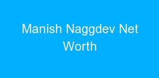 Manish Naggdev Net Worth