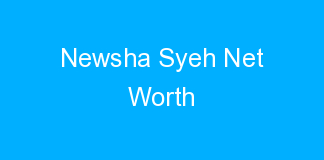 Newsha Syeh Net Worth