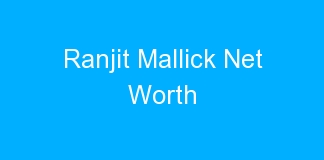 Ranjit Mallick Net Worth