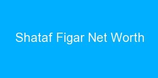 Shataf Figar Net Worth