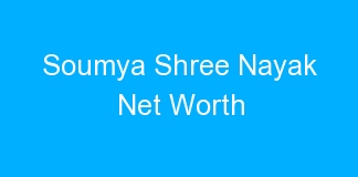 Soumya Shree Nayak Net Worth