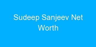 Sudeep Sanjeev Net Worth