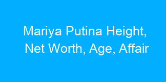 Mariya Putina Height, Net Worth, Age, Affair