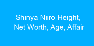 Shinya Niiro Height, Net Worth, Age, Affair