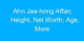 Ahn Jae-hong Affair, Height, Net Worth, Age, More