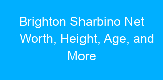Brighton Sharbino Net Worth, Height, Age, and More