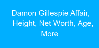 Damon Gillespie Affair, Height, Net Worth, Age, More